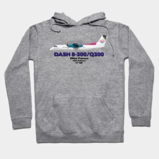 DeHavilland Canada Dash 8-300/Q300 - BWee Express "Old Colours" Hoodie